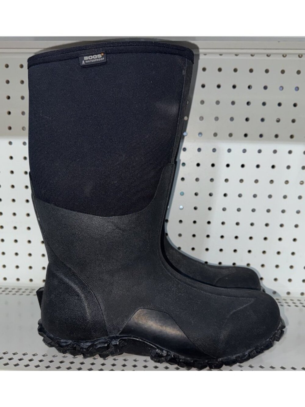 Bogs Classic High Mens Pull On WP Insulated Winter Snow Rain Boots Size 12 Black